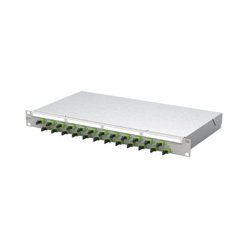 Panneau de brassage 19" - 1504505924-E - METZ CONNECT - de fibre optique / OS2