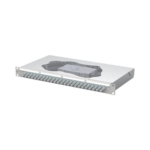 Panneau de brassage 19" - 150455BA24-E - METZ CONNECT - de fibre optique / OM3