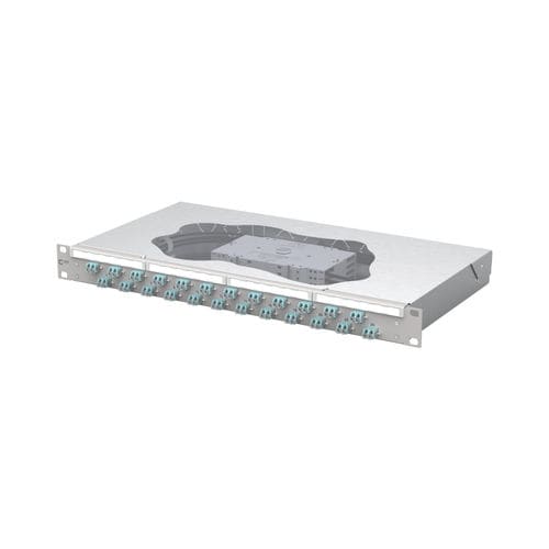 Panneau de brassage 19" - 1504557724-E - METZ CONNECT - de fibre optique / OM3