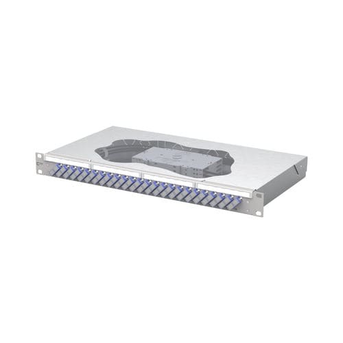 Panneau de brassage 19" - 150459E224-E - METZ CONNECT - de fibre optique / OS2