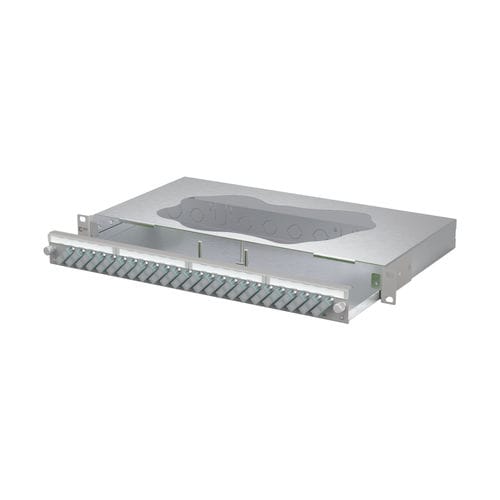 Panneau de brassage 19" - 150460BA24-E - METZ CONNECT - de fibre optique / OM3