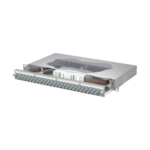 Panneau de brassage 19" - 150465BA24-E - METZ CONNECT - de fibre optique / OM3