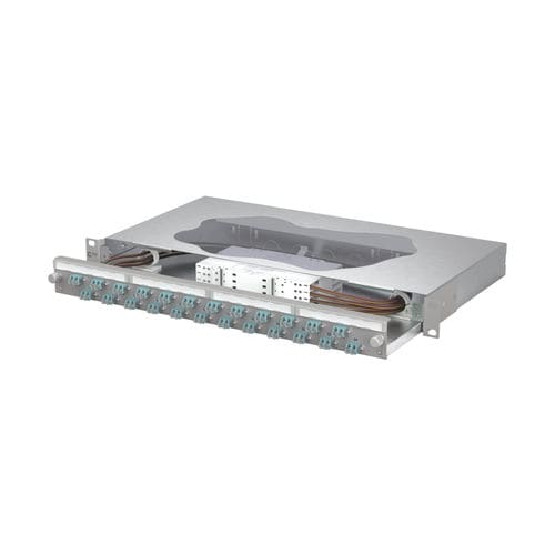 Panneau de brassage 19" - 1504657724-E - METZ CONNECT - de fibre optique / OM3
