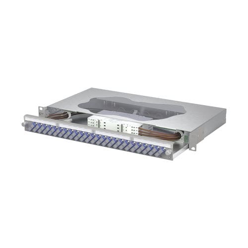 Panneau de brassage 19" - 150469E224-E - METZ CONNECT - de fibre optique / OS2