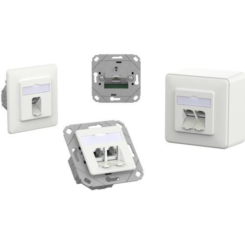 Connecteur RJ45 - E-DAT C6A LSA++ - METZ CONNECT - de données / en plastique / en zinc moulé sous pression