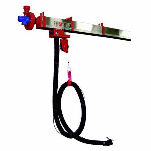 Extracteur de gaz d'échappement pour voiture - CA series - AERSERVICE EQUIPMENTS SRL - pour atelier / pour garage / sur rail coullissant