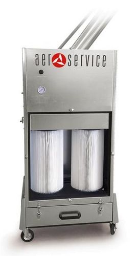 Aspirateur de fumée portatif - ECART - AERSERVICE EQUIPMENTS SRL - de soudage / à filtre au charbon actif / à cartouche
