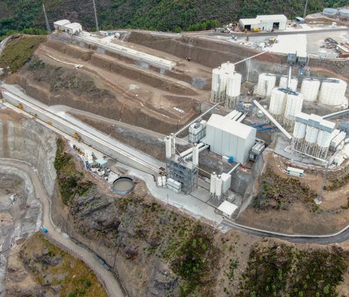 Silo à granulat - CTR - ARCEN ENGENHARIA, S.A. - pour unité de béton préfabriqué