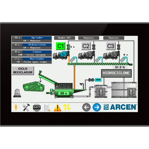 Logiciel de gestion - EUROXXI - ARCEN ENGENHARIA, S.A. - d'interface / de commande / configuration