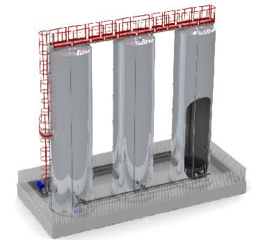 Cuve de régulation de température - ARCEN ENGENHARIA, S.A. - en polymère / verticale / horizontale