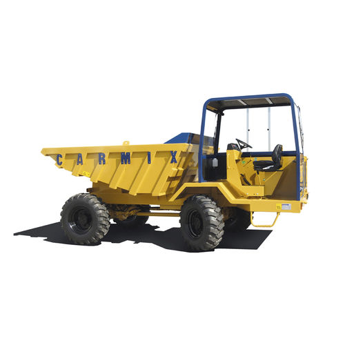 Dumper sur pneus - D6 - CARMIX - METALGALANTE - diesel / à déchargement par l'arrière / compact