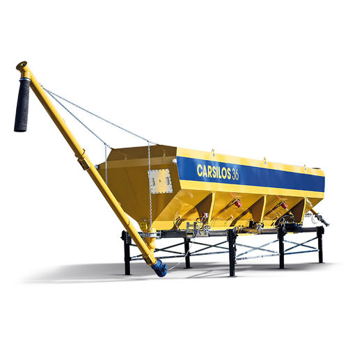 Silo horizontal - Carsilos  - CARMIX - METALGALANTE - souple / avec extracteur / de pesage