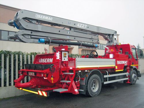 Pompe à béton automotrice pour chantier - 130 - 184 m³/h, max. 26.4 m | ZENITH 4Z27 - SERMAC S.p.A.
