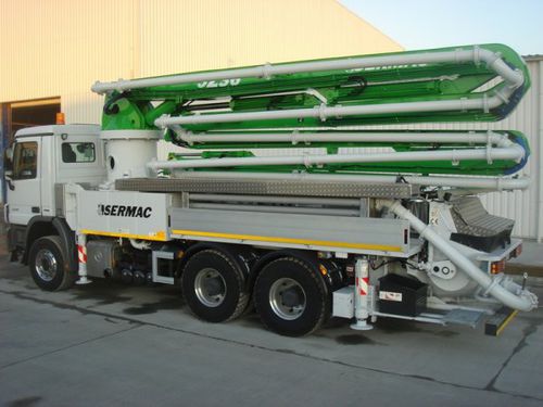 Pompe à béton automotrice pour chantier - 130 - 184 m³/h, max. 35.3 m | ZENITH 5Z36 - SERMAC S.p.A.
