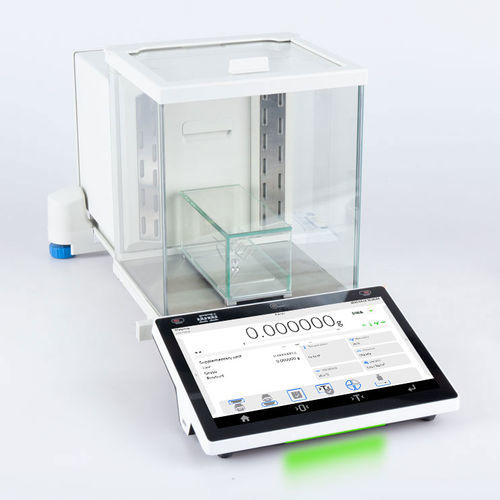 Microbalance de laboratoire - XA 6.5Y.M.A.S - RADWAG - g / interne / avec afficheur graphique