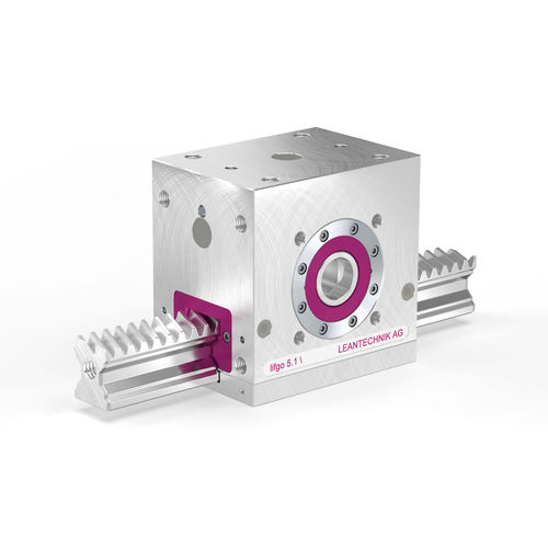 Actionneur électrique - lifgo® SVZ - LEANTECHNIK AG - linéaire / à pignon et crémaillère / à engrenage hélicoïdal