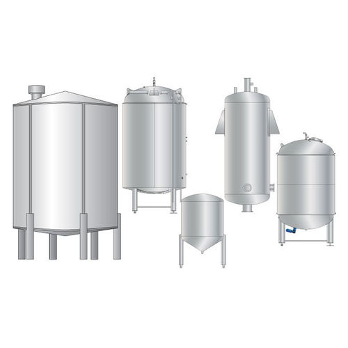 Cuve pour liquides - APV - en acier / cylindrique / de stockage