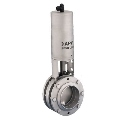 Vanne stop - SV / SVS - APV - papillon / manuelle / à commande pneumatique