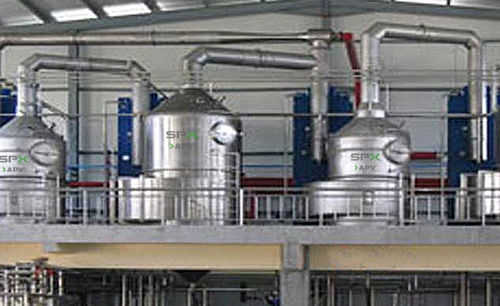 Évaporateur à film tombant - APV - à plaques / de process / pour liquides