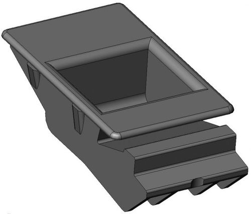 Grenouillère en plastique - 2939L series - CAMLOC - à levier