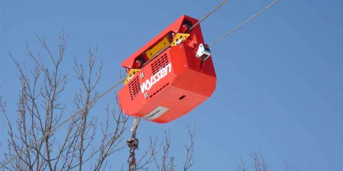 Chariot-palan pour téléphérage - Slackpuller - Wyssen Seilbahnen AG