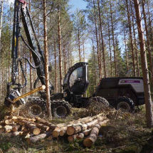Abatteuse forestière sur chenilles - 6HP GTE - Oy Logset Ab