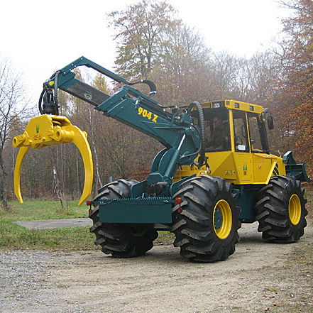 Débusqueur forestier - HSM 904Z - HSM - Hohenloher Spezial-Maschinenbau GmbH & Co. K - à grappin