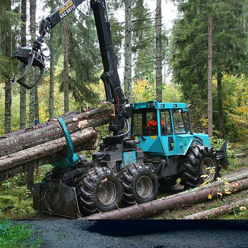 Débusqueur forestier - HSM 904 6WD - HSM - Hohenloher Spezial-Maschinenbau GmbH & Co. K - à grappin
