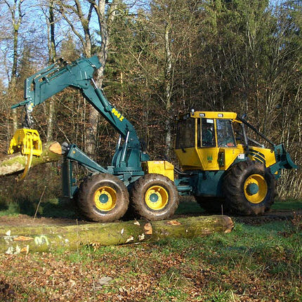 Débusqueur forestier - HSM 904Z 6WD - HSM - Hohenloher Spezial-Maschinenbau GmbH & Co. K - à grappin