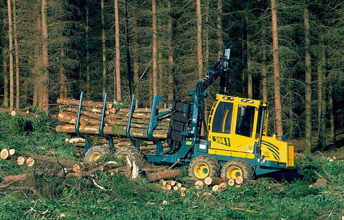 Porteur forestier - HSM 208F 9t  - HSM - Hohenloher Spezial-Maschinenbau GmbH & Co. K