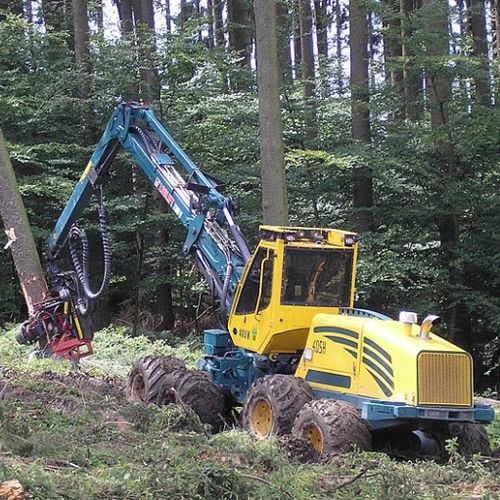 Abatteuse forestière sur pneus - HSM 405 H1 8WD - HSM - Hohenloher Spezial-Maschinenbau GmbH & Co. K