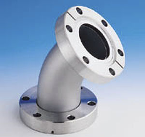 Raccord pneumatique - MDC vacuum products - à bride / coudé / en acier inoxydable