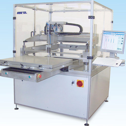 Machine de sérigraphie de pâte à braser - VS2025 - AUREL Automation Division - CMS / à plat / de haute précision