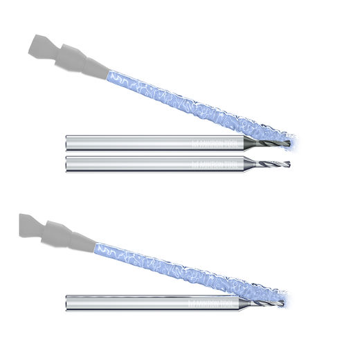 Foret monobloc - CrazyDrill Flexpilot - Mikron Group - pour fonte / pour aluminium / pour acier