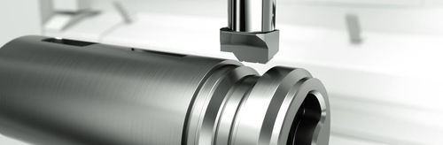Outil de rainurage frontal - Mikron Group - extérieur / en carbure / en acier