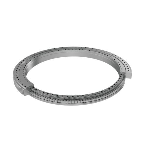 Couronne d'orientation à trois rangées - THB Bearings - à denture extérieure / à rouleaux / pour travaux publics, grues, excavatrices