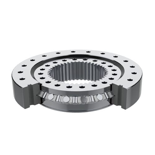 Couronne d'orientation à rouleaux croisés - THB Bearings - à denture intérieure / à une rangée / pour travaux publics, grues, excavatrices
