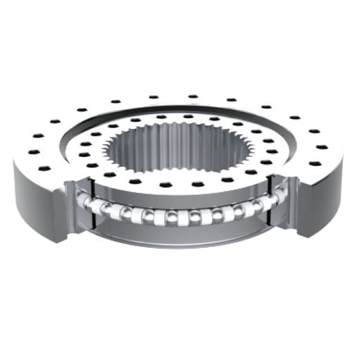 Couronne d'orientation à quatre points de contact - THB Bearings - à denture intérieure / à billes / pour travaux publics, grues, excavatrices