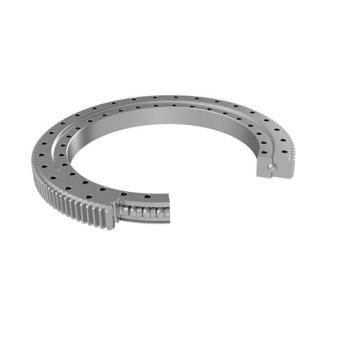 Couronne d'orientation à quatre points de contact - THB Bearings - à denture extérieure / à billes / pour travaux publics, grues, excavatrices