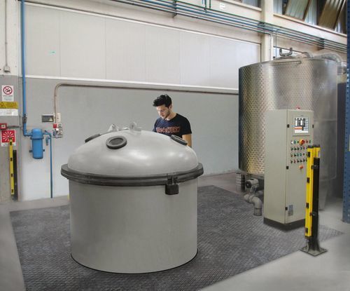 Installation d'imprégnation sous vide - Siltech S.r.l. - de résine