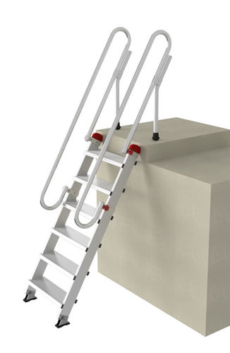 Échelle en aluminium - SCRB series - Faraone Industrie Spa - simple / escamotable