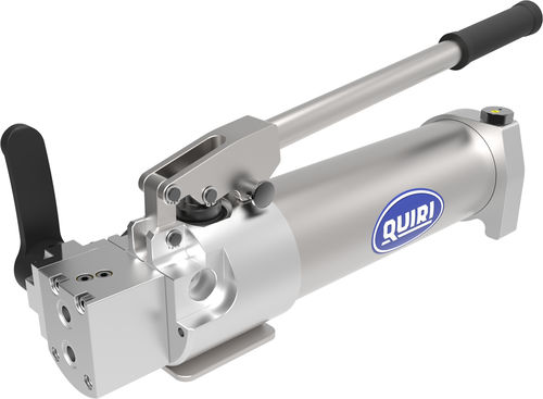 Pompe hydraulique à double effet - QDH series - QUIRI - à piston / à main / en aluminium