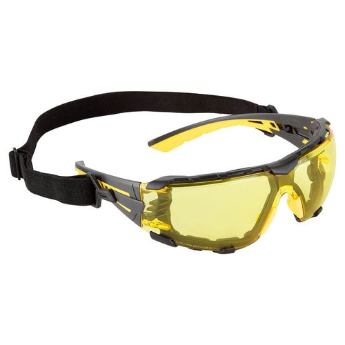 Lunettes de protection UV - PS28 - Portwest Clothing Ltd - en polycarbonate / en TPE / avec traitement antirayures