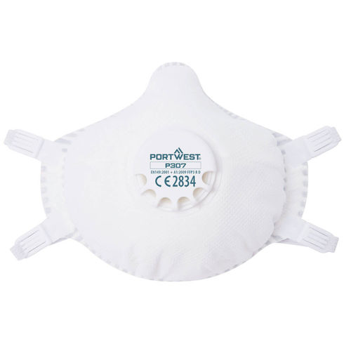 Masque de protection réutilisable - P307WHR - Portwest Clothing Ltd - FFP3 / demi-masque / fixé derrière la tête