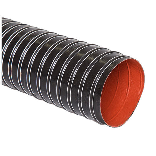 Tuyau flexible pour gaz d'échappement - SNF2  - PLYMOVENT - en silicone / en fibre de verre / haute température