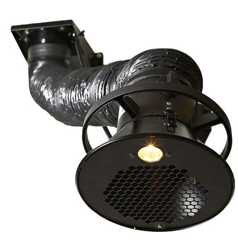 Bras d'aspiration pour montage au plafond - LM-2 - PLYMOVENT - télescopique / pour aspirateur de fumées de soudure