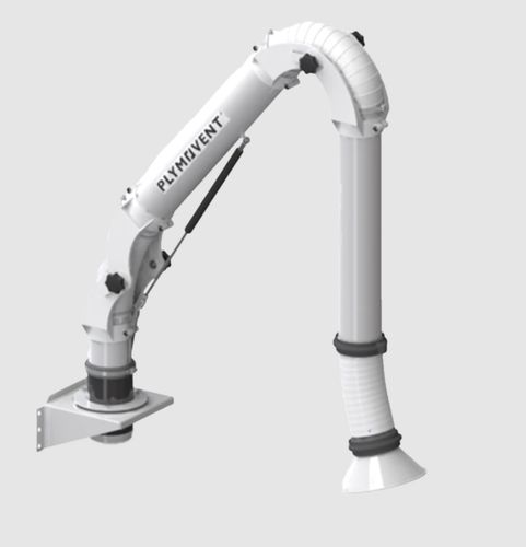 Bras d'aspiration sur table - MiniMan-75 - PLYMOVENT - fixe / flexible / pour poussière