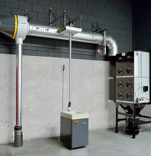 Aspirateur de fumée mobile - SHIELD fire - PLYMOVENT - de soudage / avec bras d'aspiration multiples