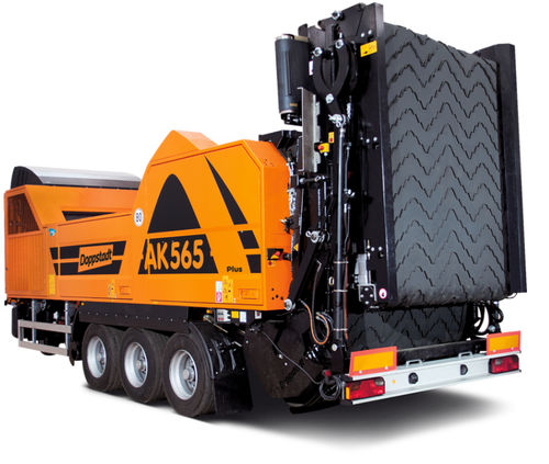 Broyeur de déchets - AK 565 PLUS - Doppstadt - à cylindres / mobile / pour le recyclage