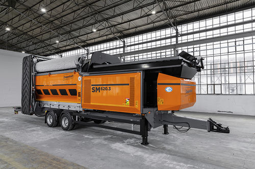 Crible à criblage sec - SM 620.3 - Doppstadt - pour le recyclage / à tambour / pour produits en vrac